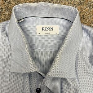 Eton Men's Light Blue Dress Shirt